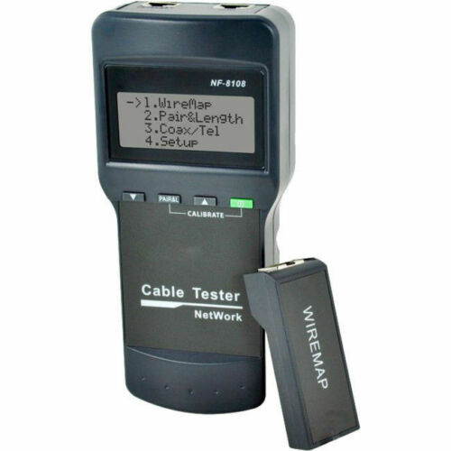 NOYAFA NF8108-A Network Cable Tester Measure cable length for RJ45,BNC cable