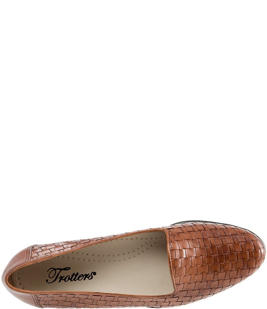 Trotters Liz Woven Leather Loafers