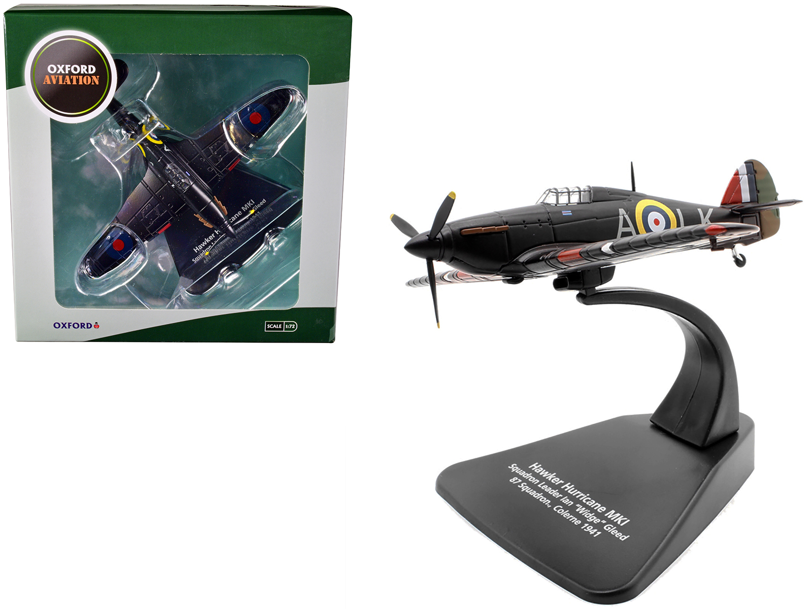 Hawker Typhoon Mk IB Fighter-Bomber Aircraft "No. 245 (Northern Rhodesian) Squadron" Royal Air Force (1942) "Planes of World War II" Series 1/72 Diecast Model Airplane by Luppa