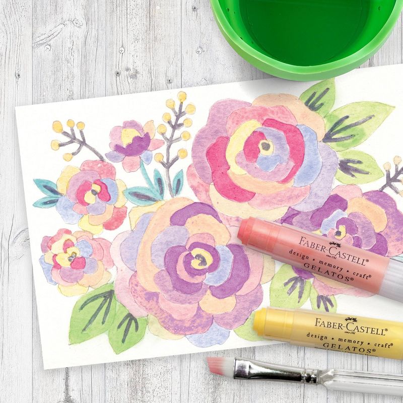 Faber-Castell 15pc Gelatos Pastels