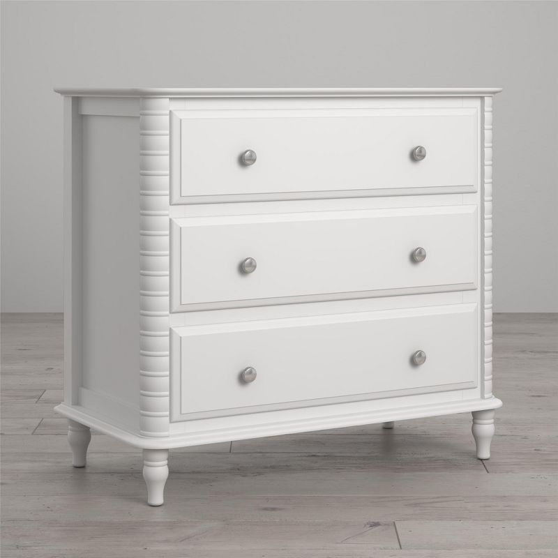 Rowan Valley Linden 3 Drawer Dresser, White