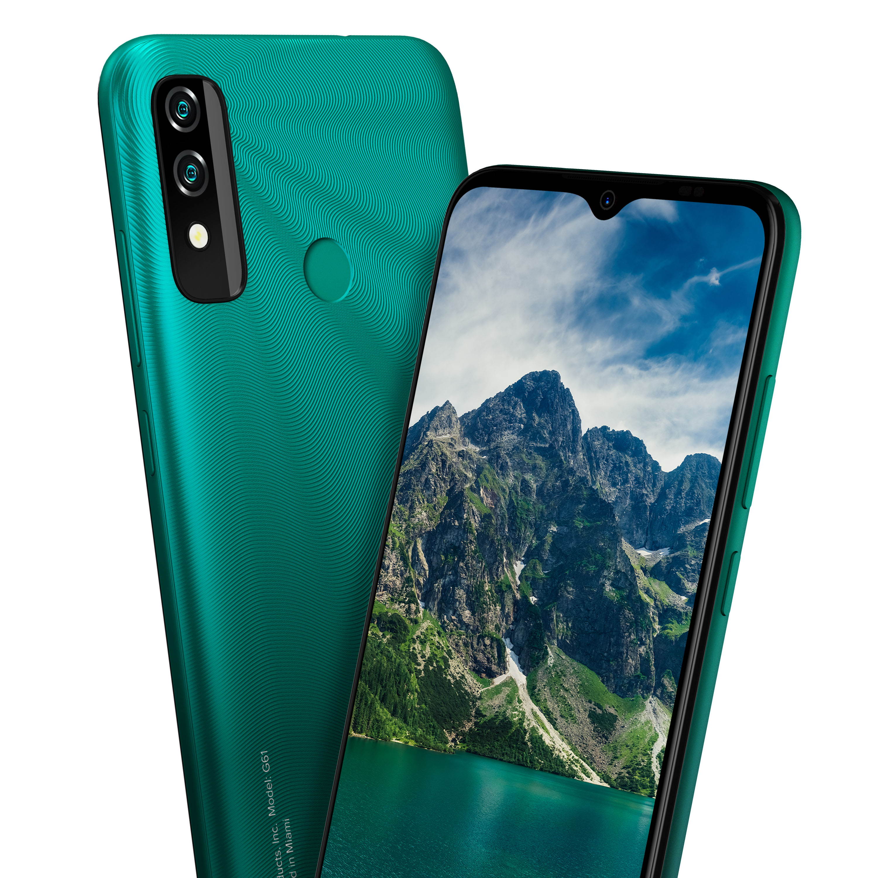 BLU G61 G0450WW 64GB Dual Sim GSM Unlocked Android Smartphone - Gradient Green