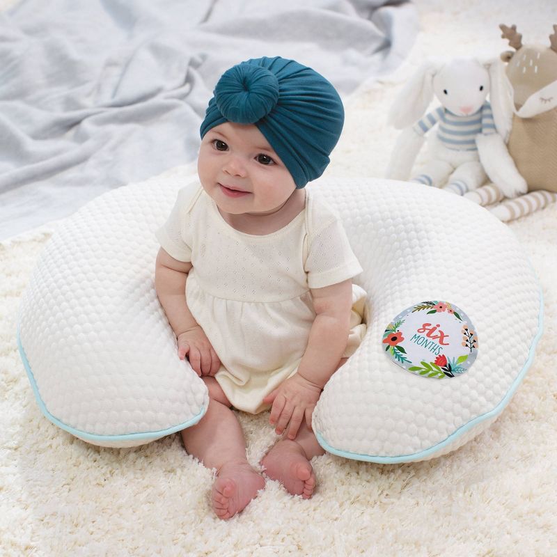 Boppy Original Nursing Pillow Cover - Gray Gold Giraffes