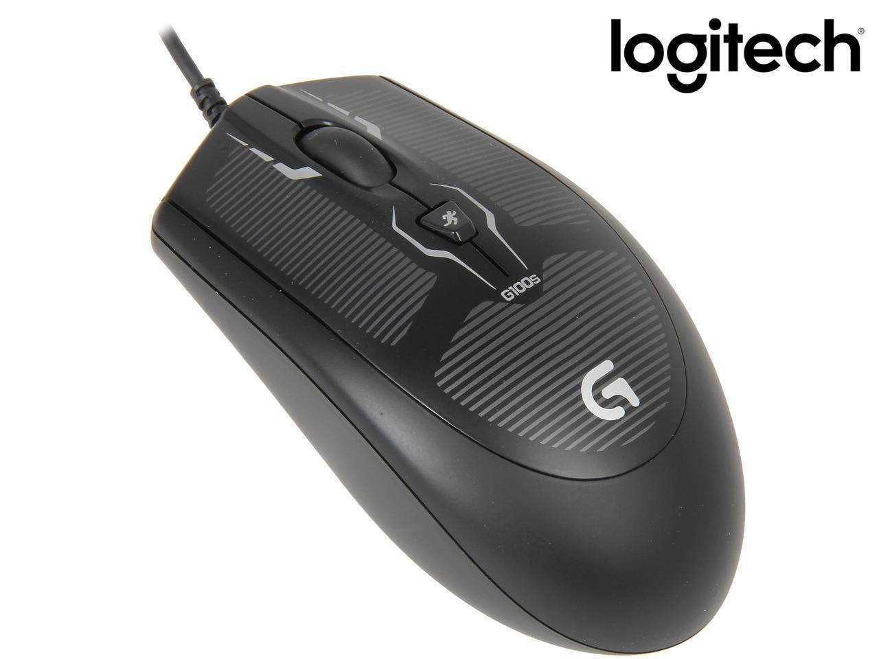 Logitech G100s 910-003533 Black 1 x Wheel USB Wired Optical 2500 dpi Gaming Mouse