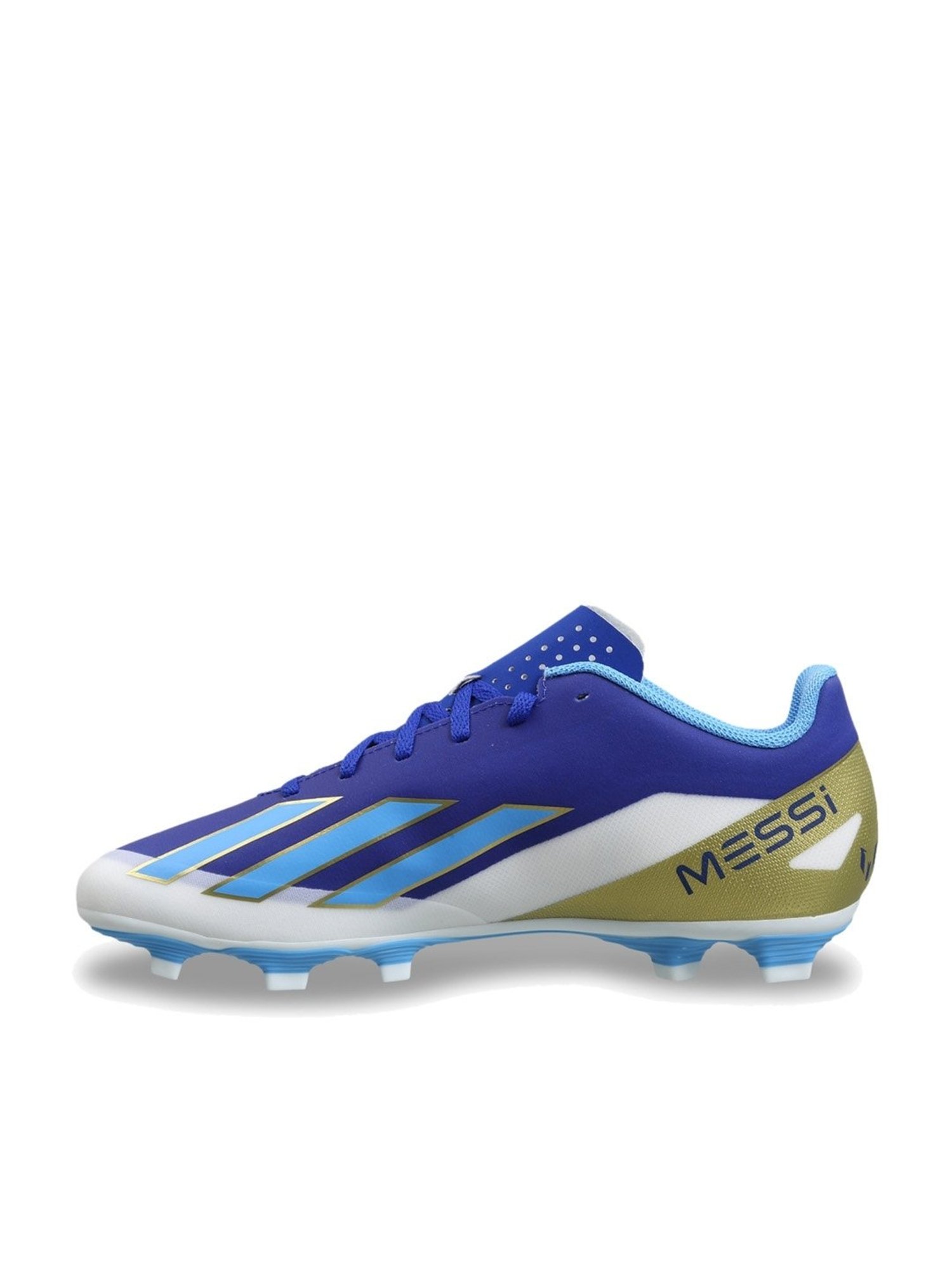 Adidas Men's CRAZYFAST CLUB FxG MESSI Blue Football Shoes