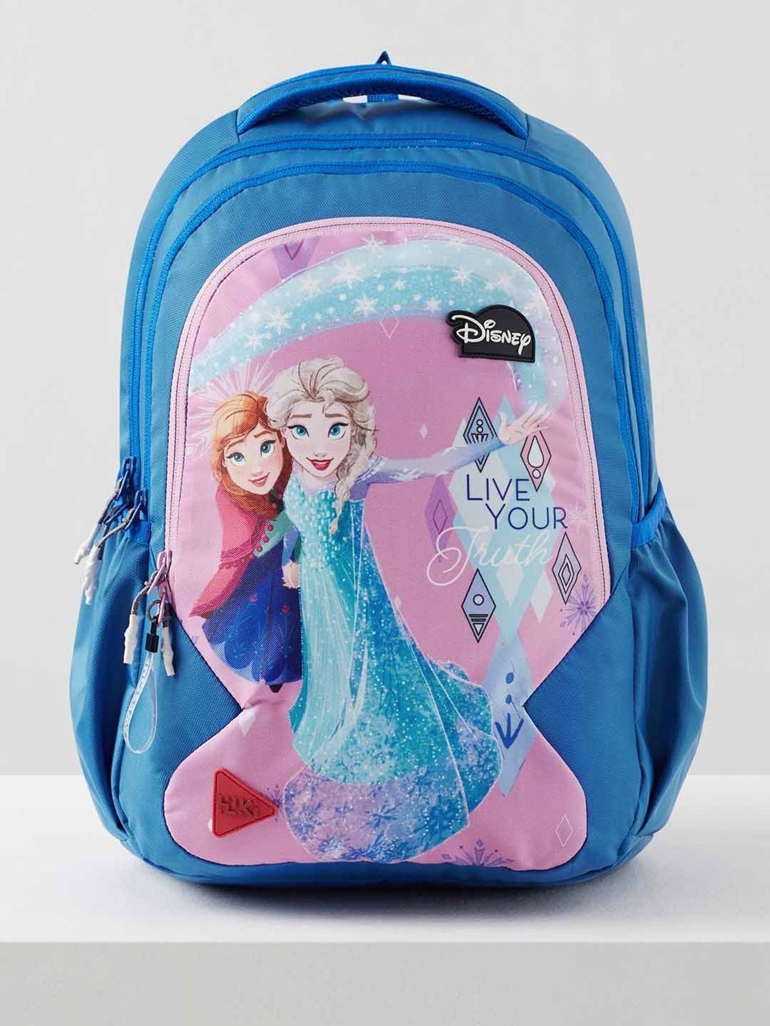 Wiki Back to School 3 Blue Polyester Printed Backpack - 31 Ltrs