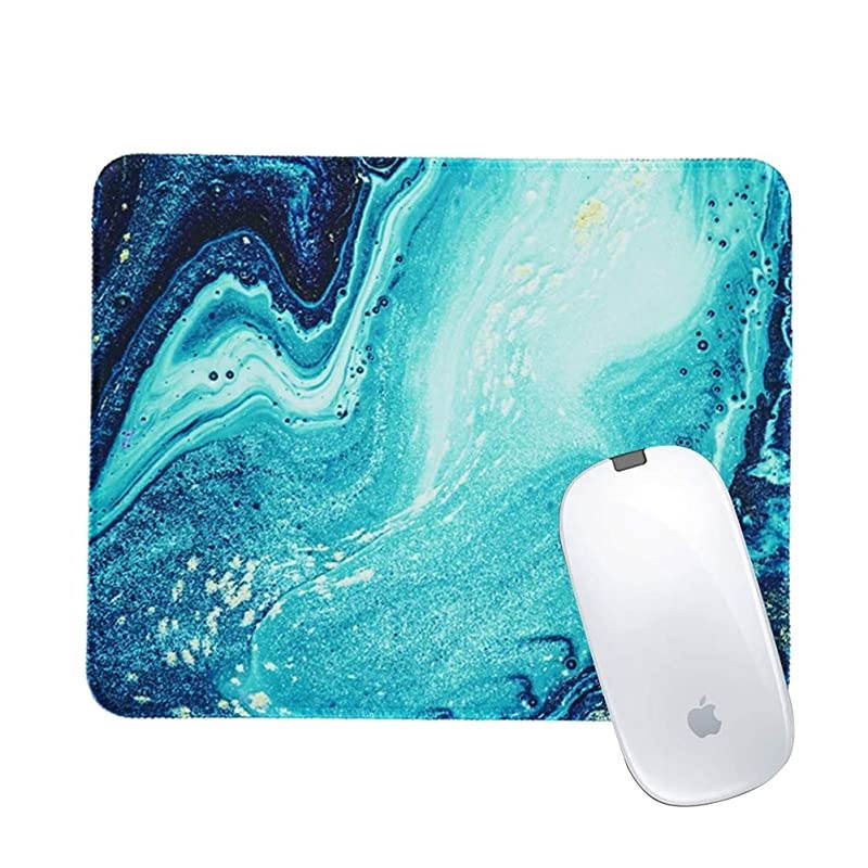 3 Pack Mouse Pad with Stitched EdgeComputer Mouse Pad with NonSlip Rubber BaseMouse Pads for Computers Laptop Mouse 102 x 82 inch 3Marble Crystal Quicksand 3 Pack