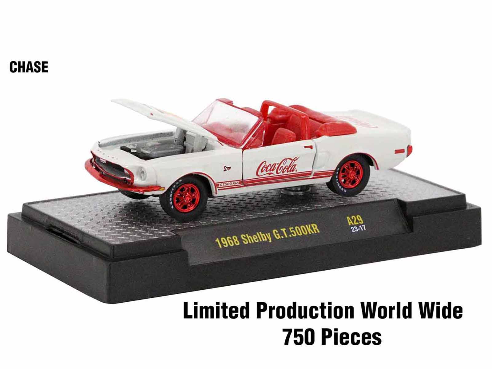 "Coca-Cola" Set of 3 pieces Release 29 Limited Edition to 5250 pieces Worldwide 1/64 Diecast Model Cars by M2 Machines
