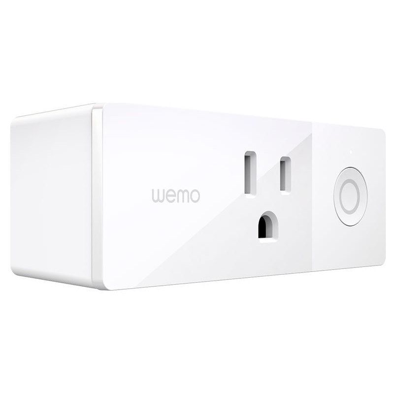 WEMO Mini Smart Outlet Plug Wi-Fi Enabled - White (F7C063)