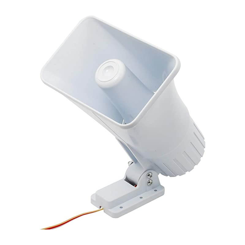 30 Watt Siren Dual Tone IndoorOutdoor SelfContained Electric Security Siren SD30W 612VDC 11Ah 120db 8 X 55 X 9 Inch