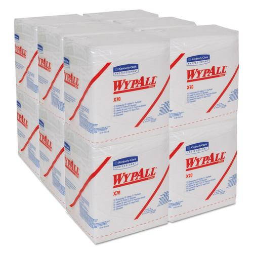 C-Wypall X70 Rag Rplmt Hydro Wpr 1/4Fld Whi 12/