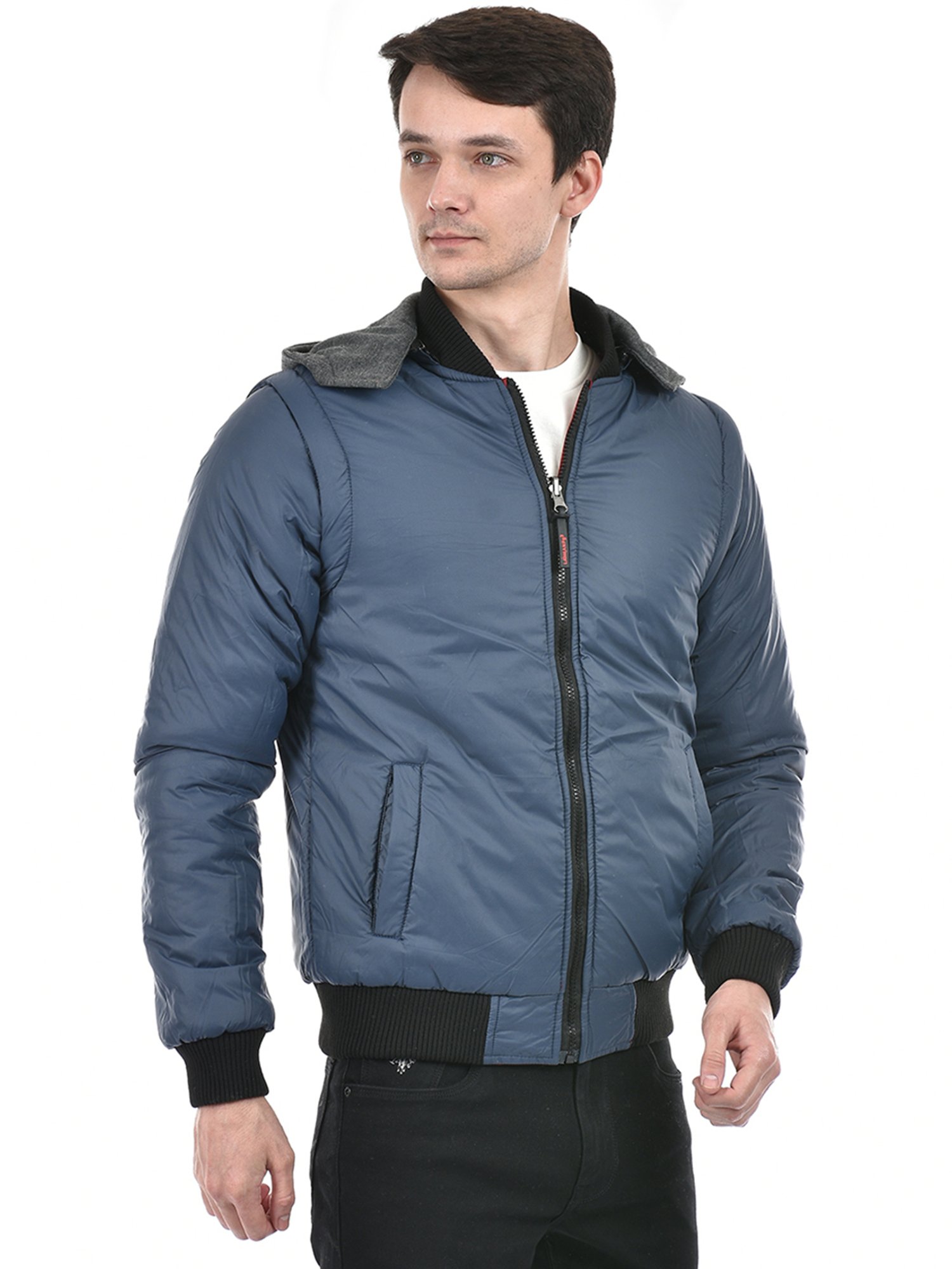 Lawman Pg3 Navy & Red Regular Fit Reversible Jacket