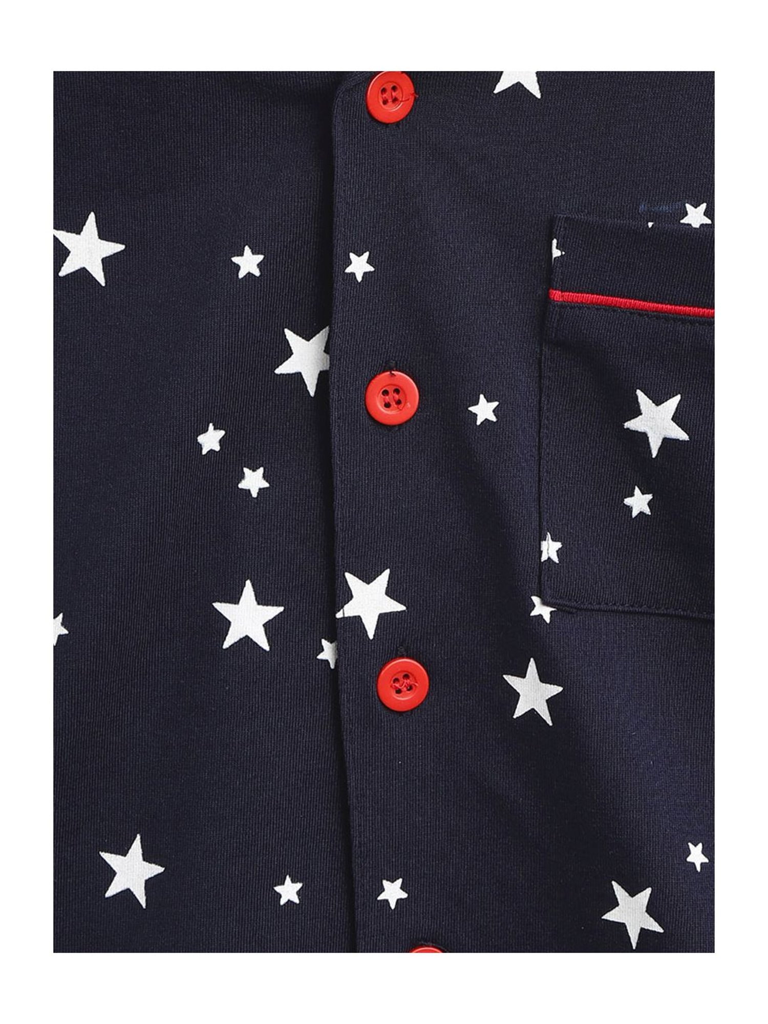 Nite Flite Boys Navy Blue Starry Nights Pyjama Set