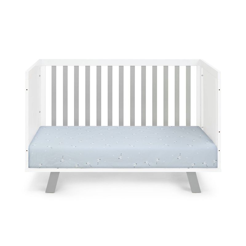 Suite Bebe Livia Crib - White/Gray