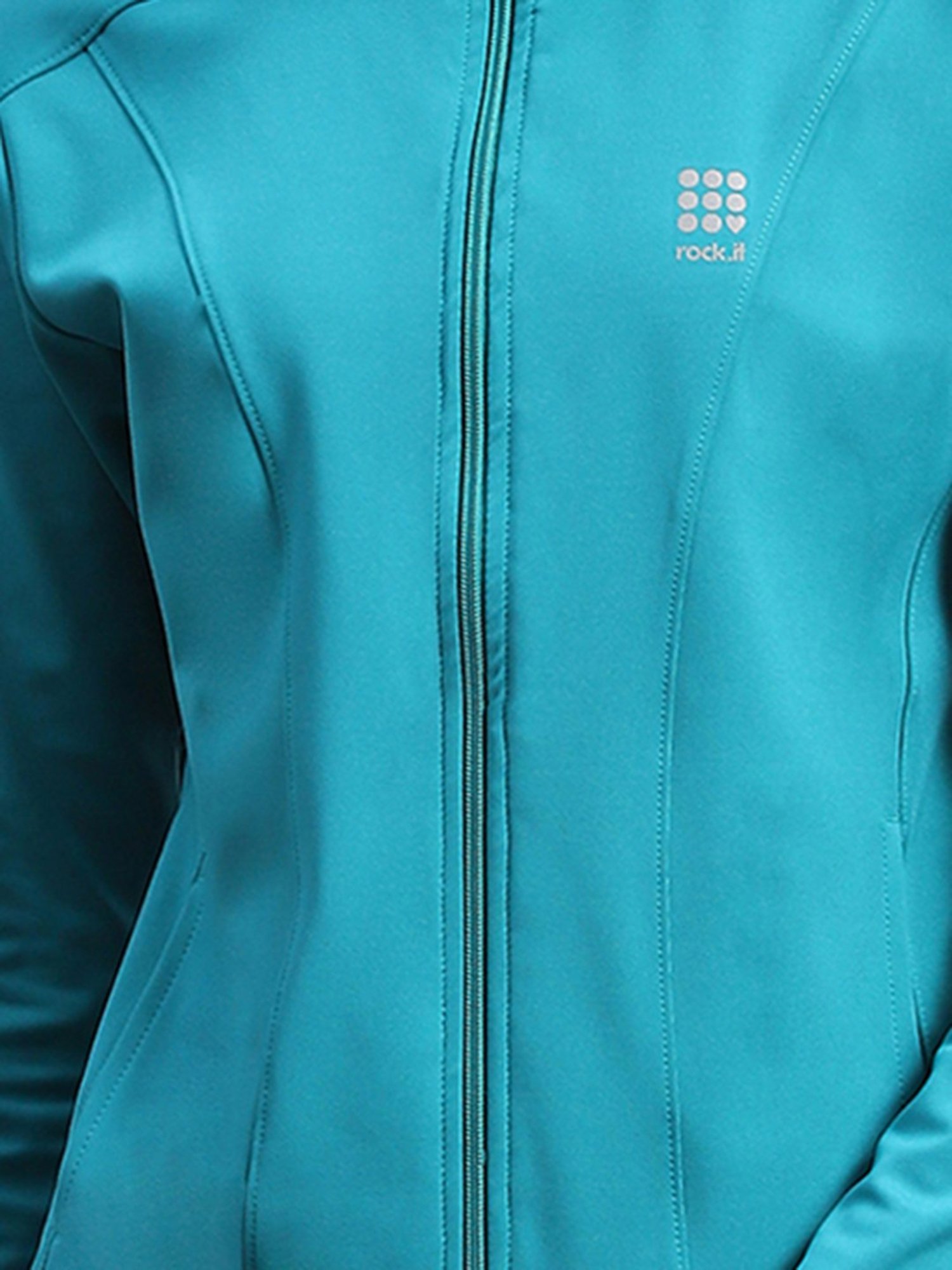 Rock.it Turquoise Regular Fit Sports Jacket