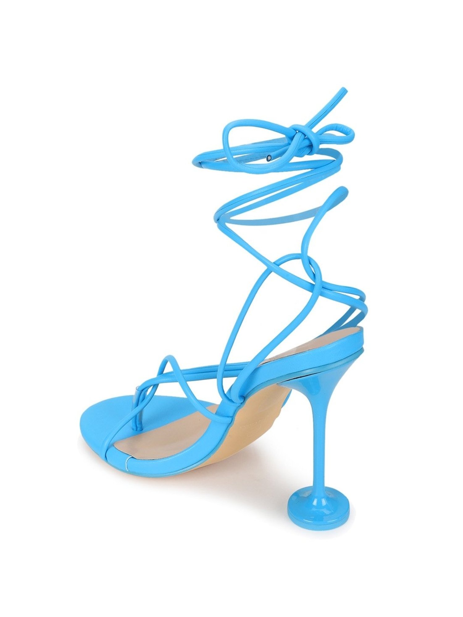 Truffle Collection Women's Pale Blue Gladiator Stilettos