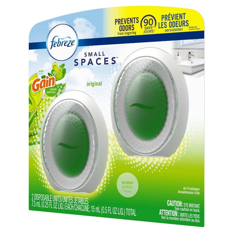 Febreze Odor-Eliminating Small Spaces Air Freshener - Gain Original Scent - 2ct