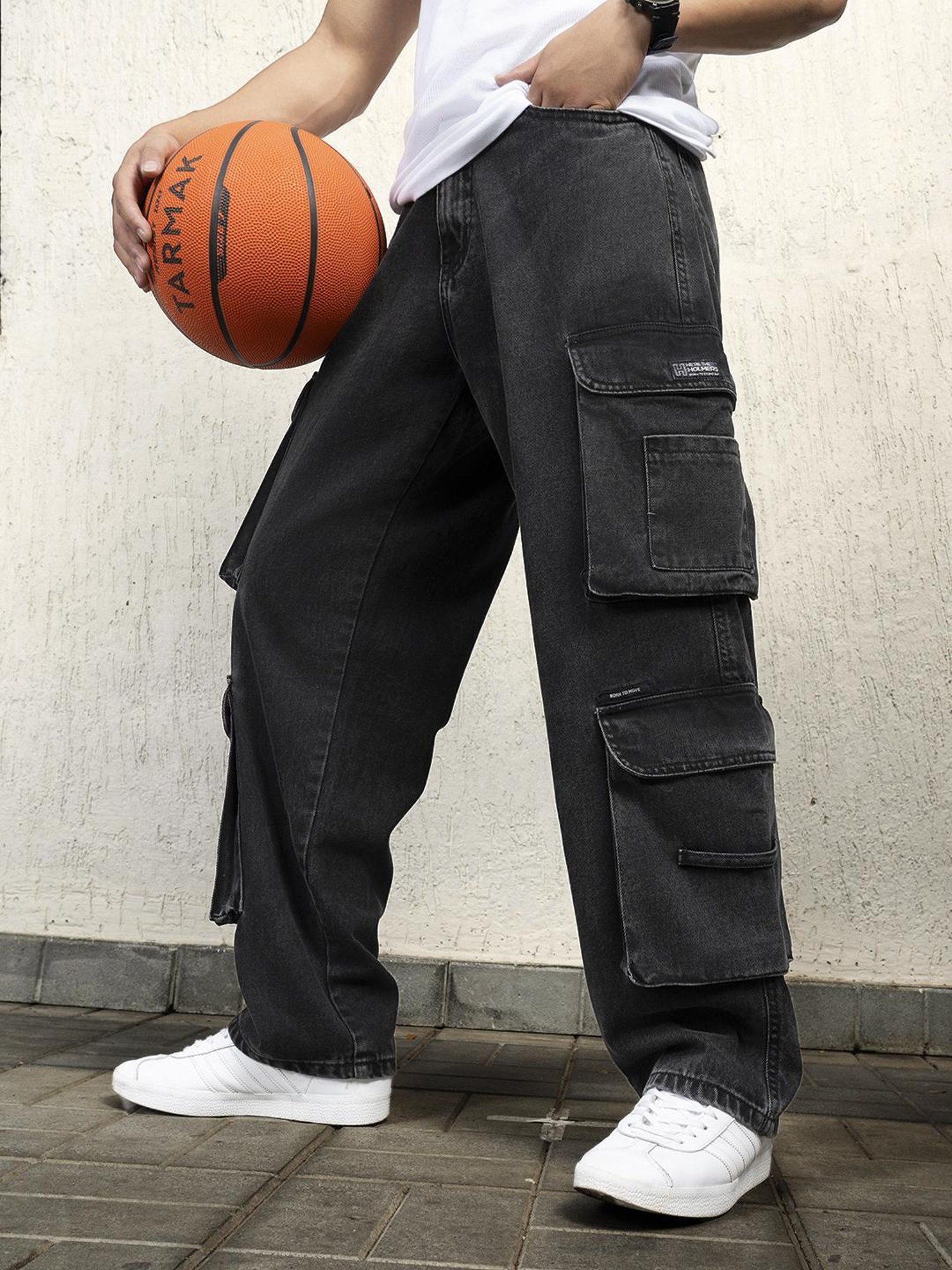 Hubberholme Men Cotton Long Sleeves Oversized Checked Double Pocket Shirt 149