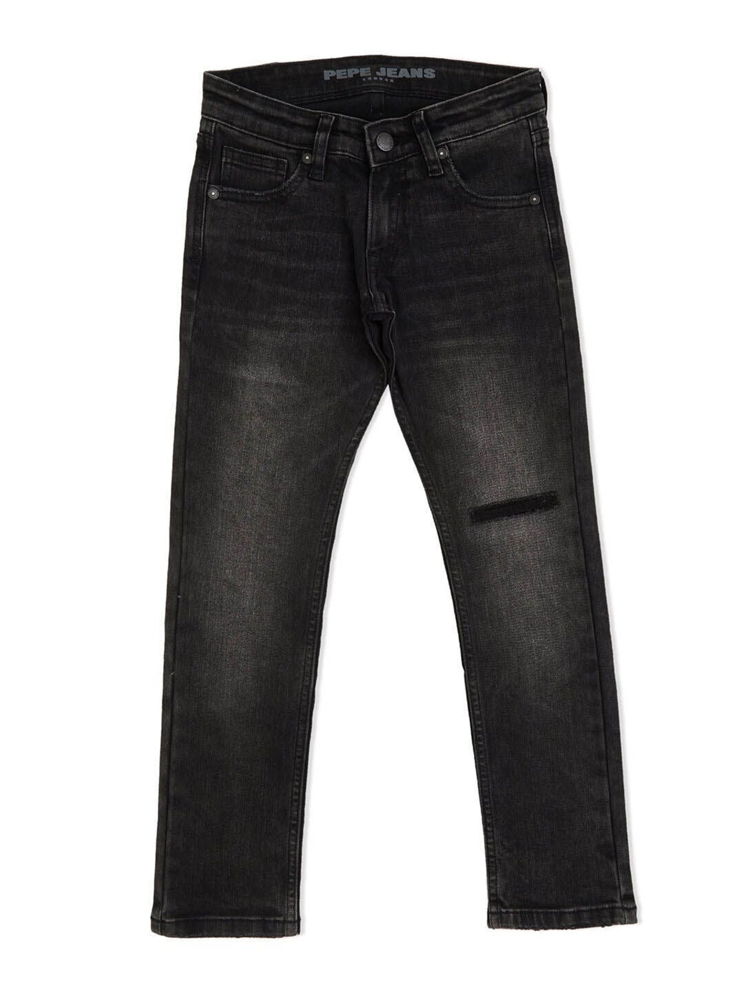 Pepe Jeans Boys Dark Blue Solid Jeans
