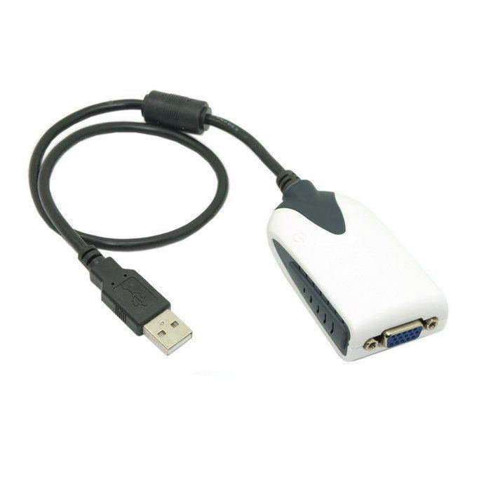 USB 2.0 to VGA 1080P Multi-display External Video Graphic Card Converter Cable Adapter For Win XP 7 8 10 Mac OSX Android chromebook ubuntu