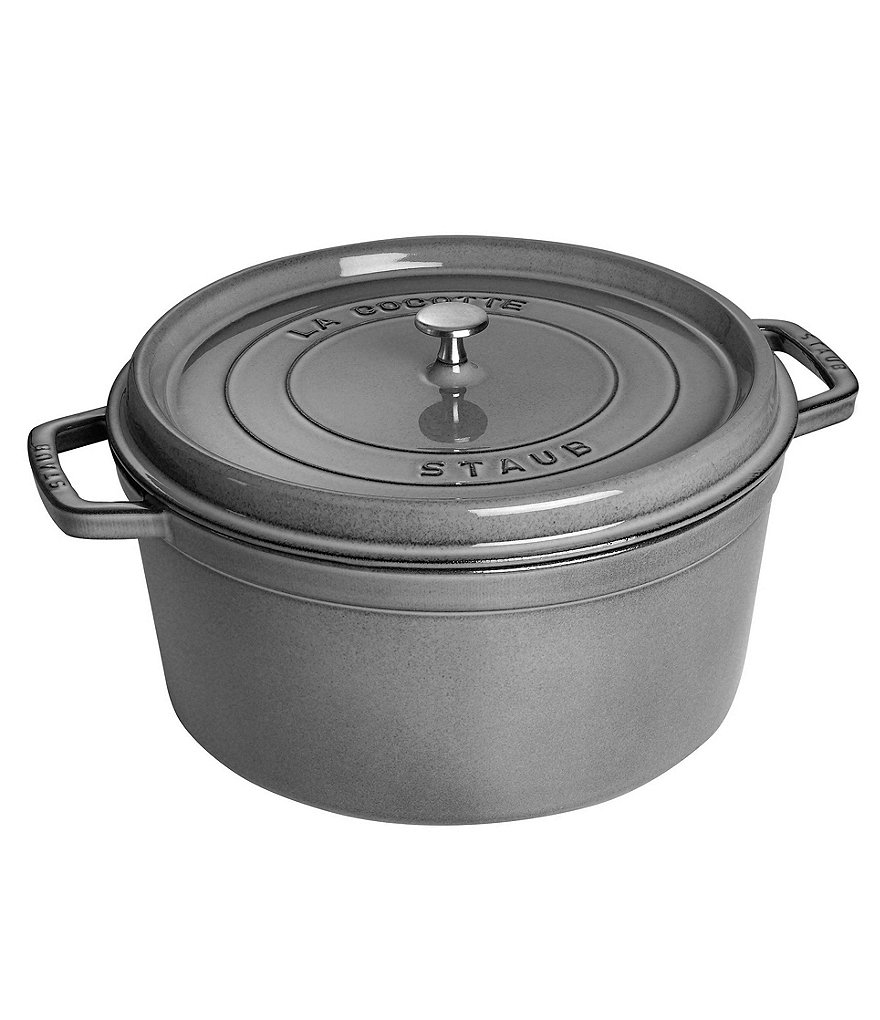 Staub Cast Iron 13.25 QT Round Cocotte