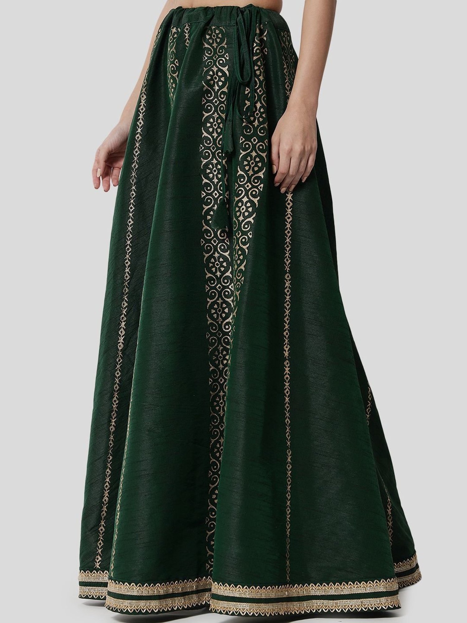 Studiorasa Green Printed Skirt