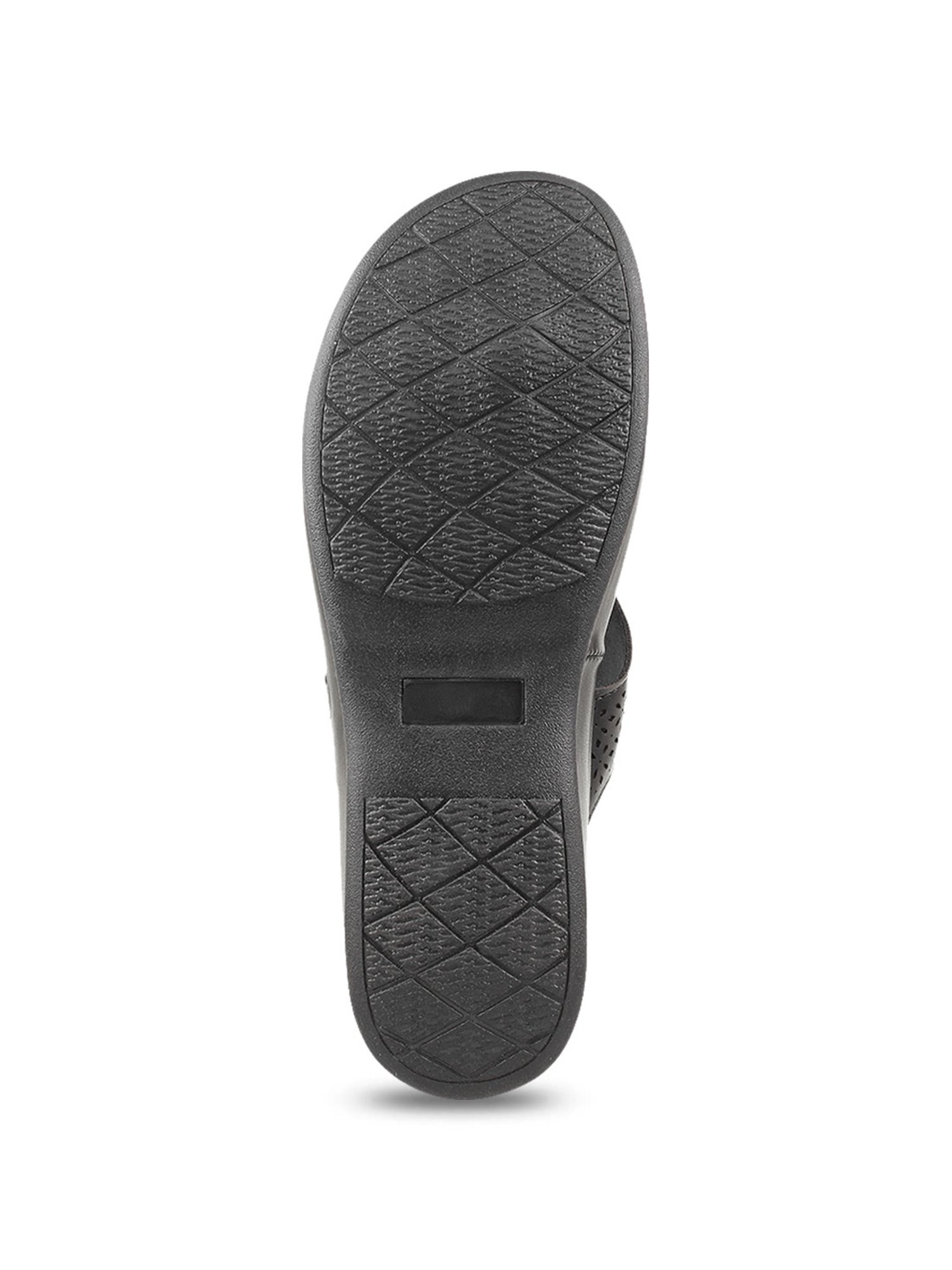 Mochi Women's Black Thong Wedges