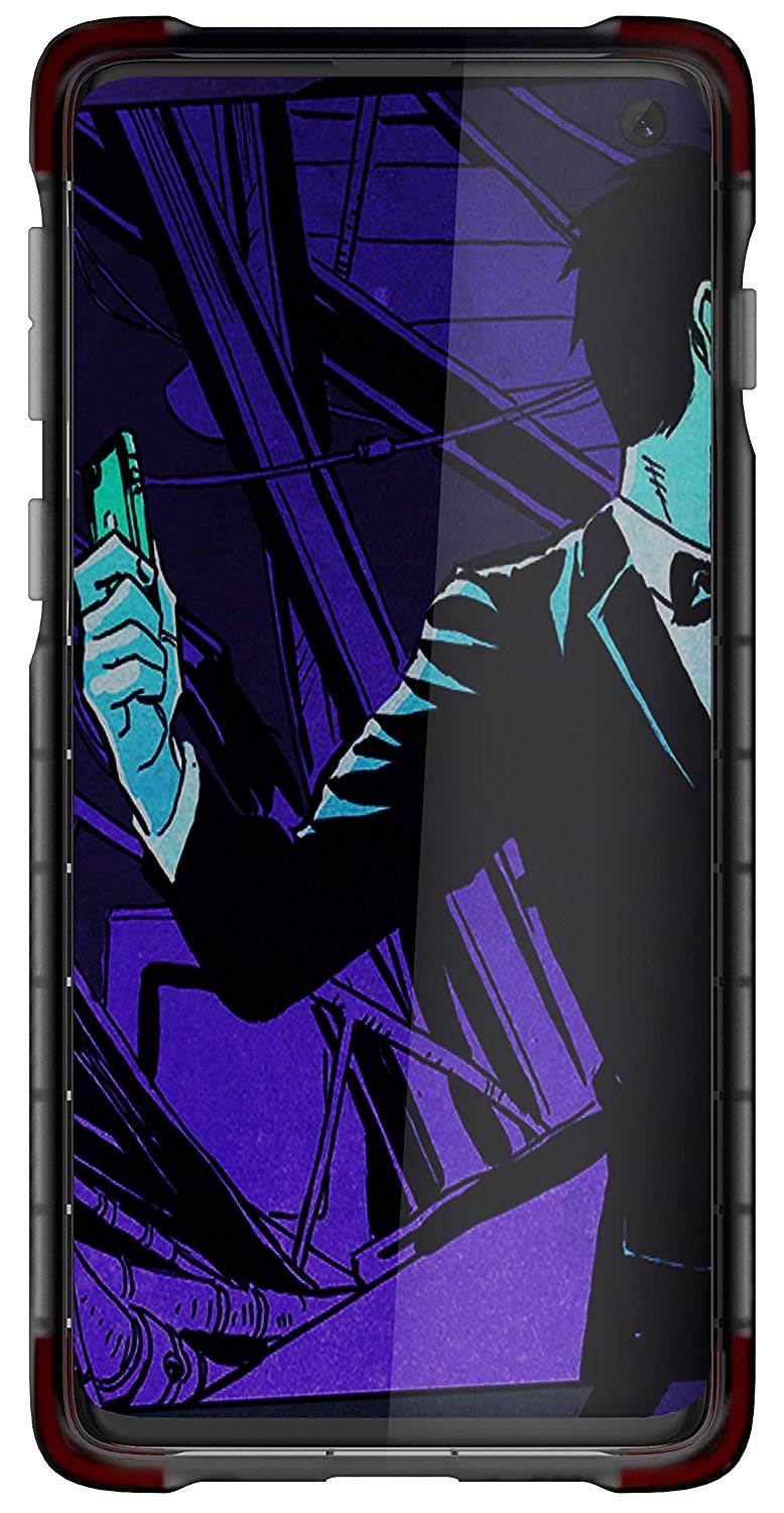Ghostek Covert Clear Galaxy S10 Case with Super Slim Thin Design and Anti-Slip Grip Tough Shockproof Heavy Duty Protection and Wireless Charging Compatible for 2019 Galaxy S10 (6.1 Inch) - (Clear)