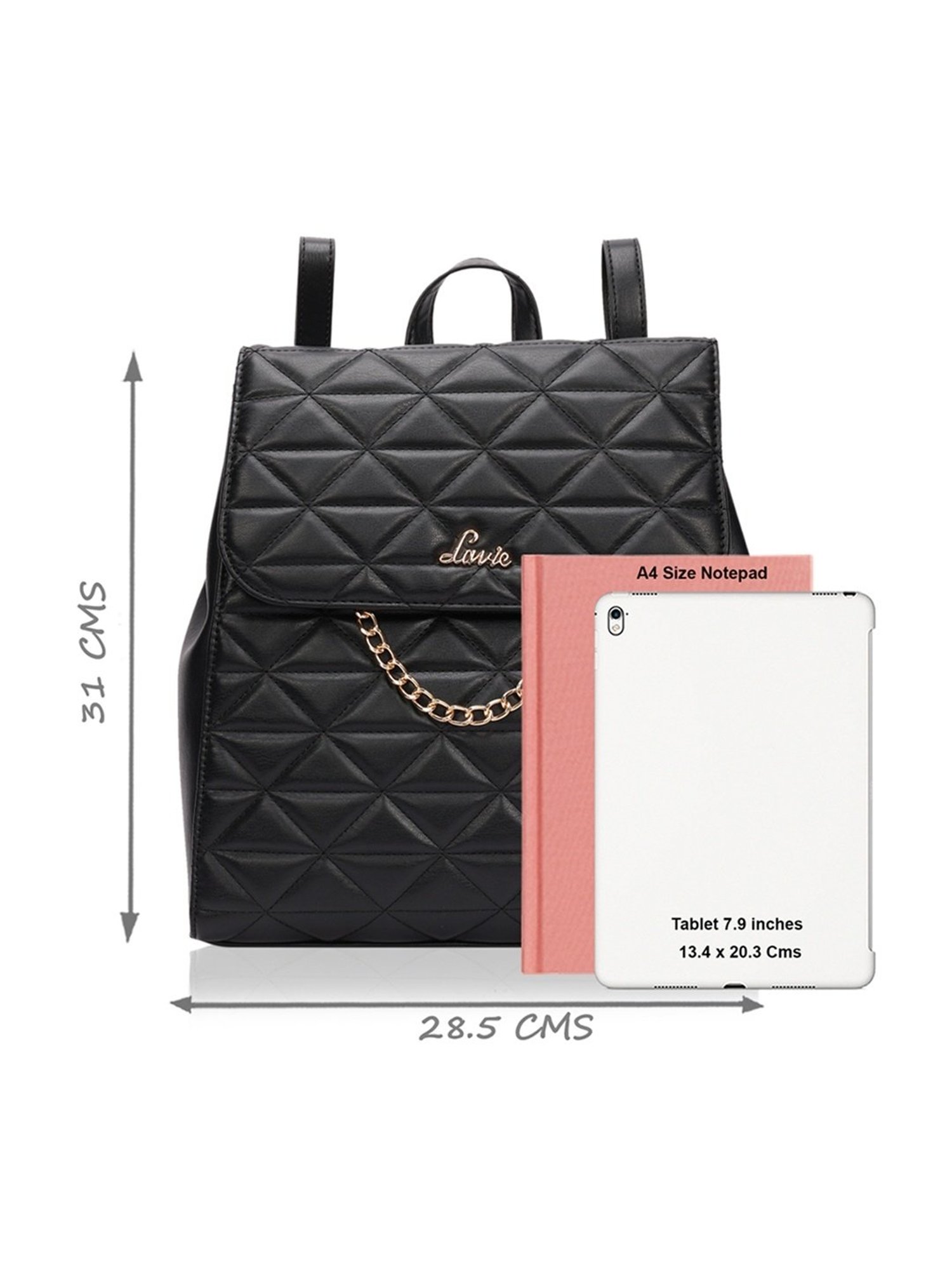 Tohl Fenwick Black Leather Medium Backpack