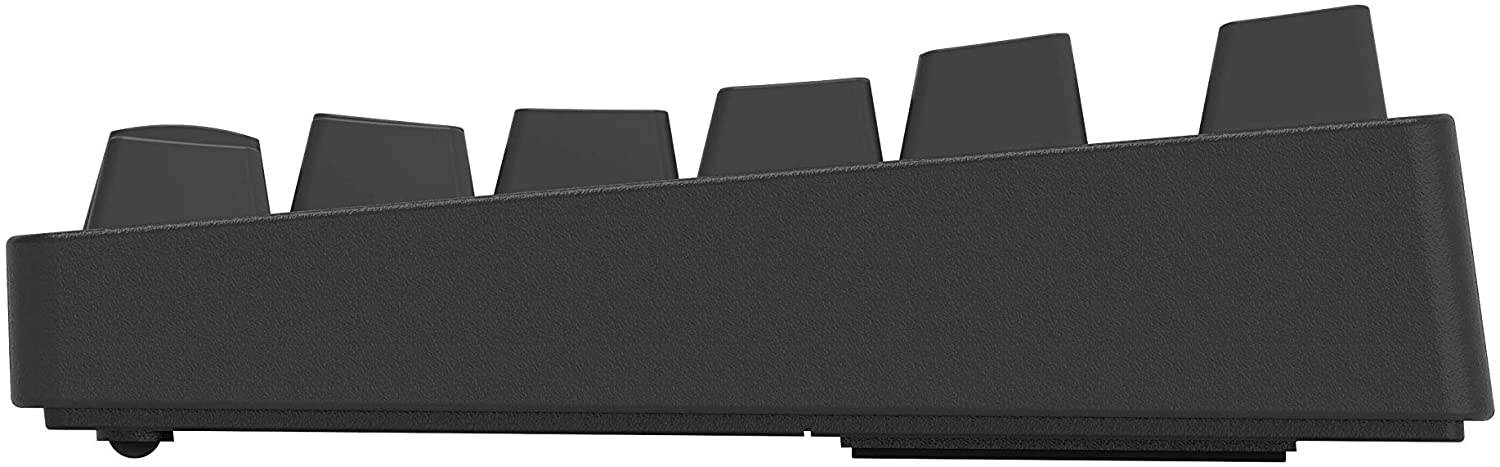 iKBC W200 Wireless Mechanical Keyboard with Cherry MX Red Switch for Windows and Mac OS, Enables Media Key and LED Indicator (2.4G Dongle, USB 2.0, PBT Double Shot 87 Keycaps, Black Color, ANSI/US)