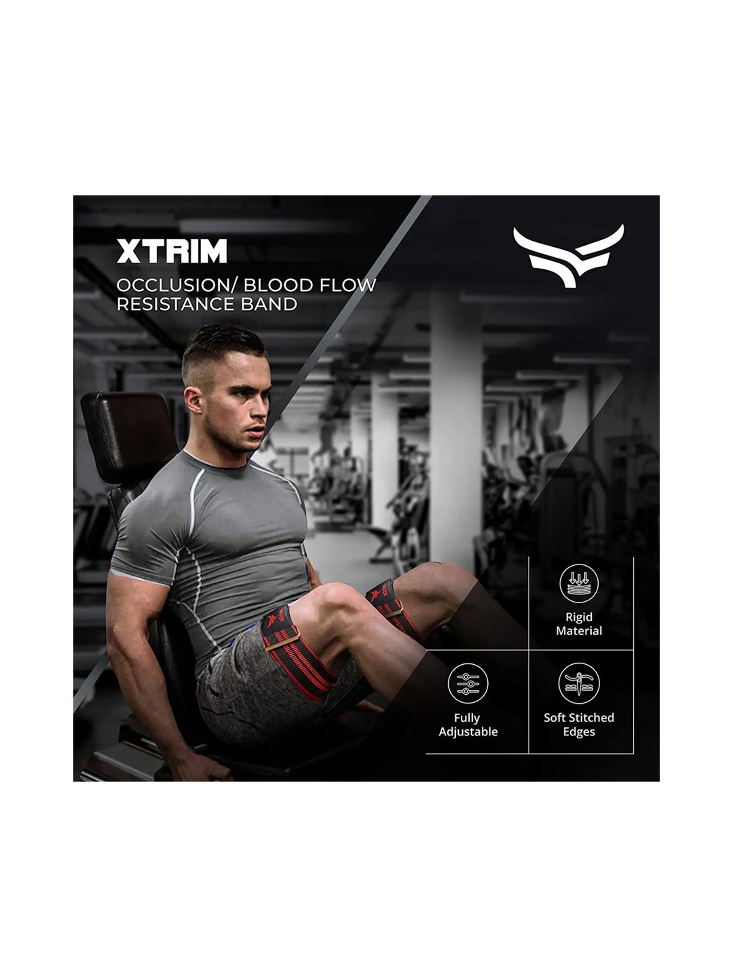 Xtrim Pack of 2 BFR Band (Red)