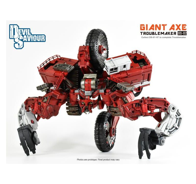 DS-02 Giant Axe | Devil Saviour Construction Combiner Action figures