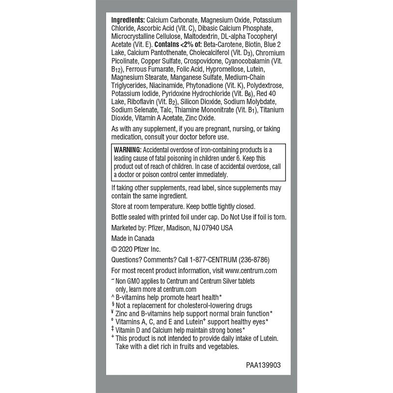 Centrum Mini's Women 50+ Tablets - 160ct