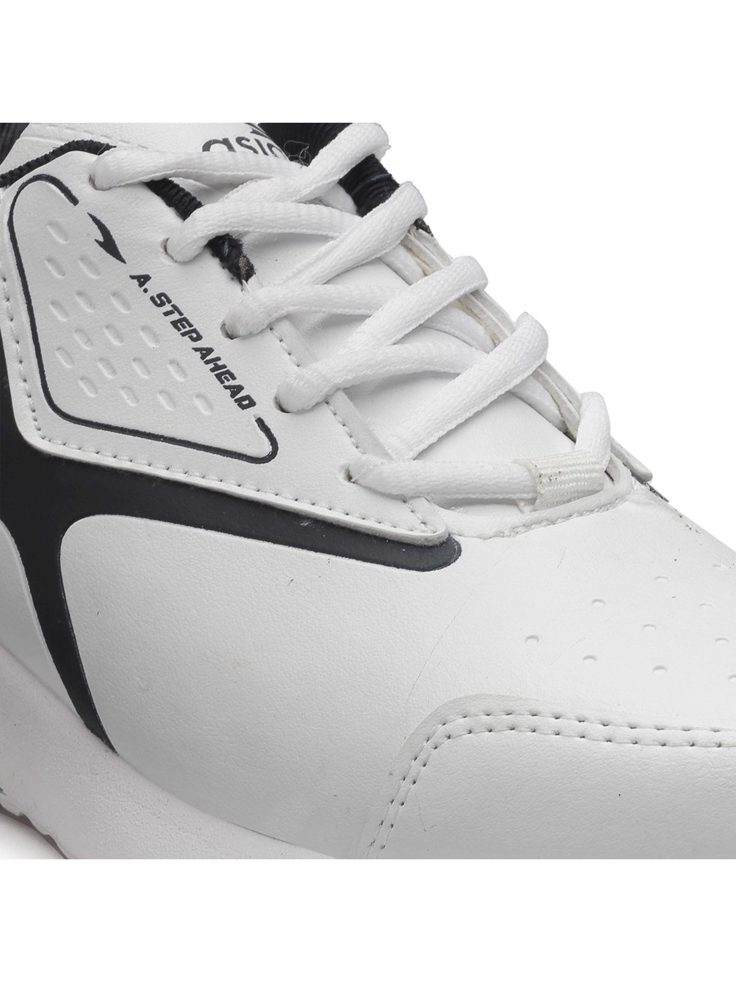 Asian Kids White Running Shoes