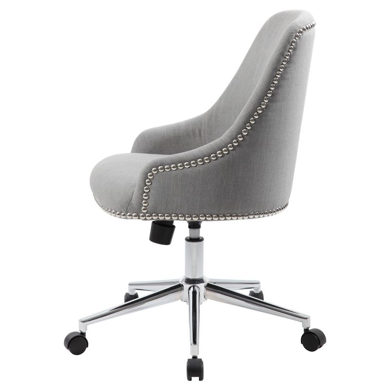 Carnegie Desk Chair Gray - Boss