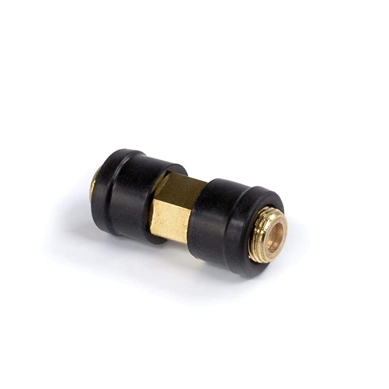 Gold Weather Sealed Coaxial Extension Coupler | 50 Pack | Cable Extension Adapter Barrel Splice Coupler | Connects Two Coaxial Video Cables Female to Female Connector 3GHz Rated