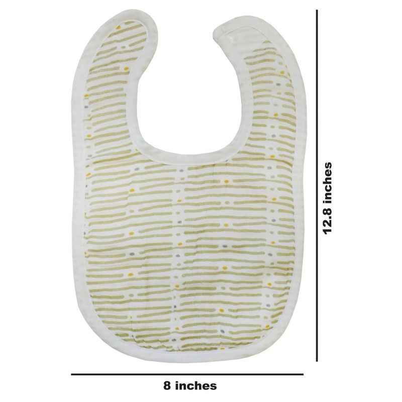 Neat Solutions Muslin Infant Bib Set - Neutral- 3pk