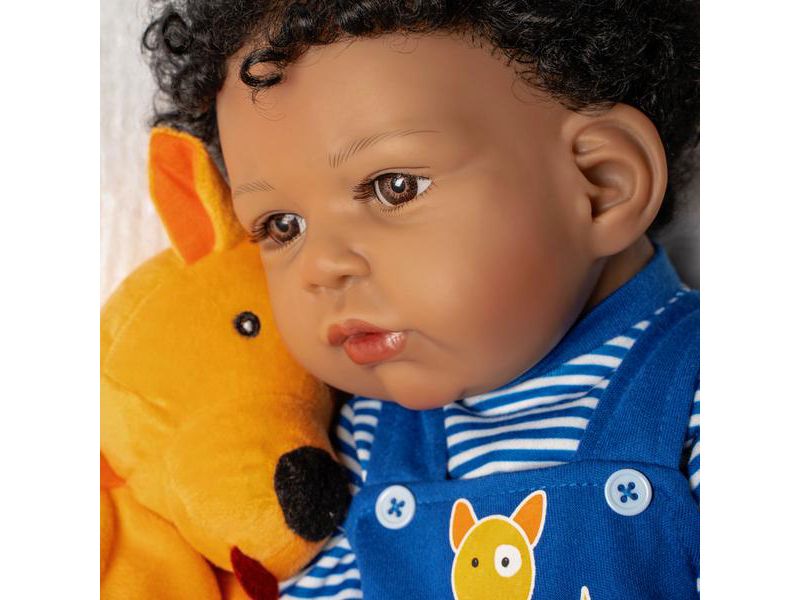 Paradise Galleries Realistic Toddler Boy Doll - Puppy Pal, 7-Piece Reborn Doll Gift Set with Magnetic Pacifier