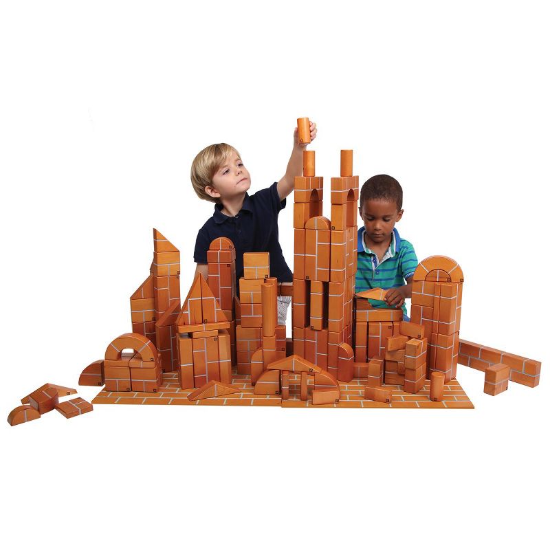 Kaplan Early Learning Unit Bricks - Construction Set for Children  - 24 Pcs