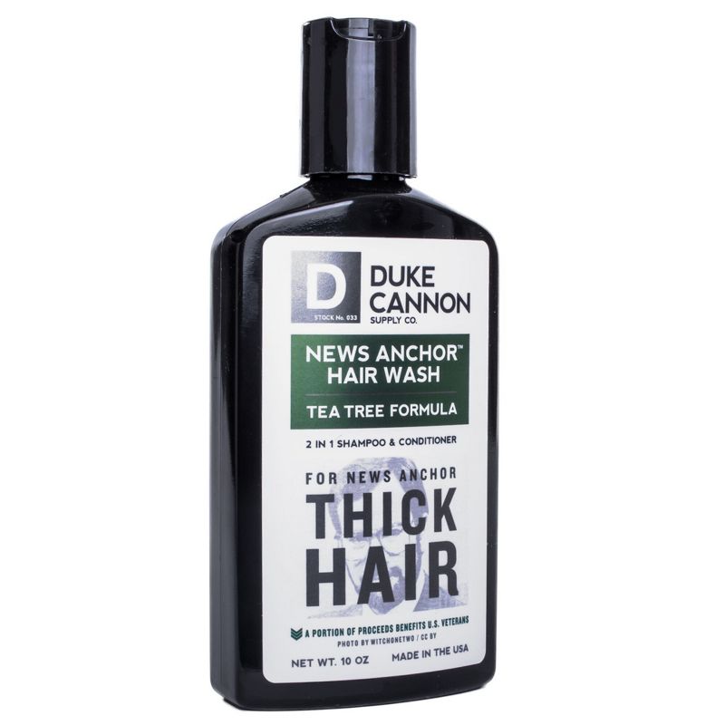 Duke Cannon News Anchor 2-in-1 Hair Wash Tea Tree Formula - 10oz