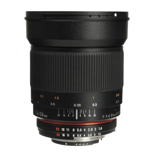 Samyang - 24 mm - f/1.4 - Wide Angle Lens for Nikon AF