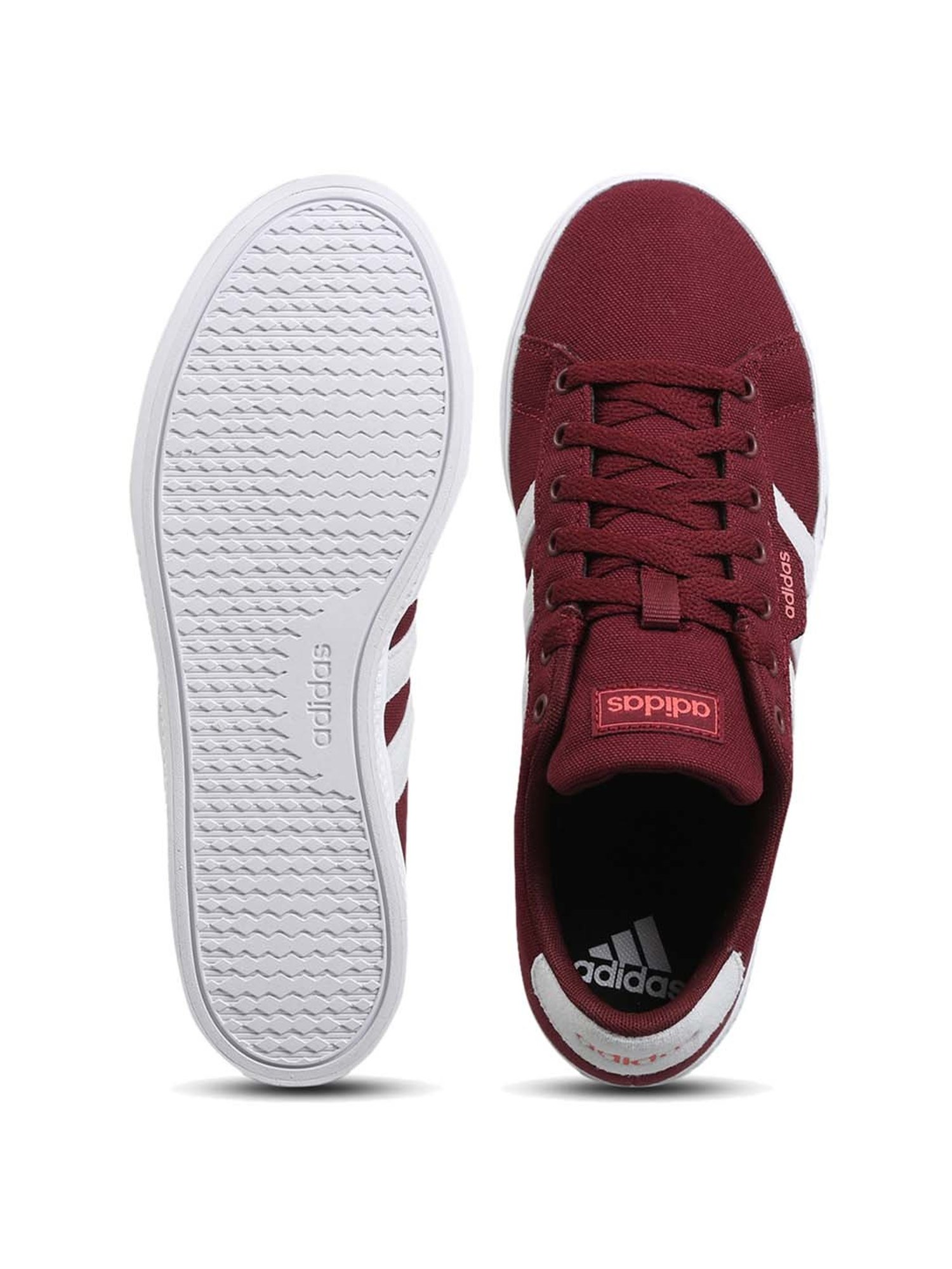 Adidas Men's DAILY 3.0 Red Skateboarding Shoes
