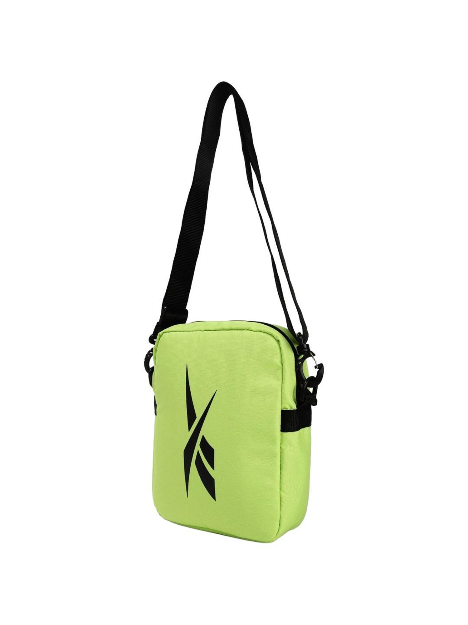 Reebok Tech Style City Green Polyester Solid Cross Body Bag