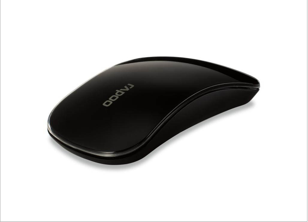 Rapoo T6 Black Touch Scroll USB RF Wireless Optical 1000 dpi Mouse