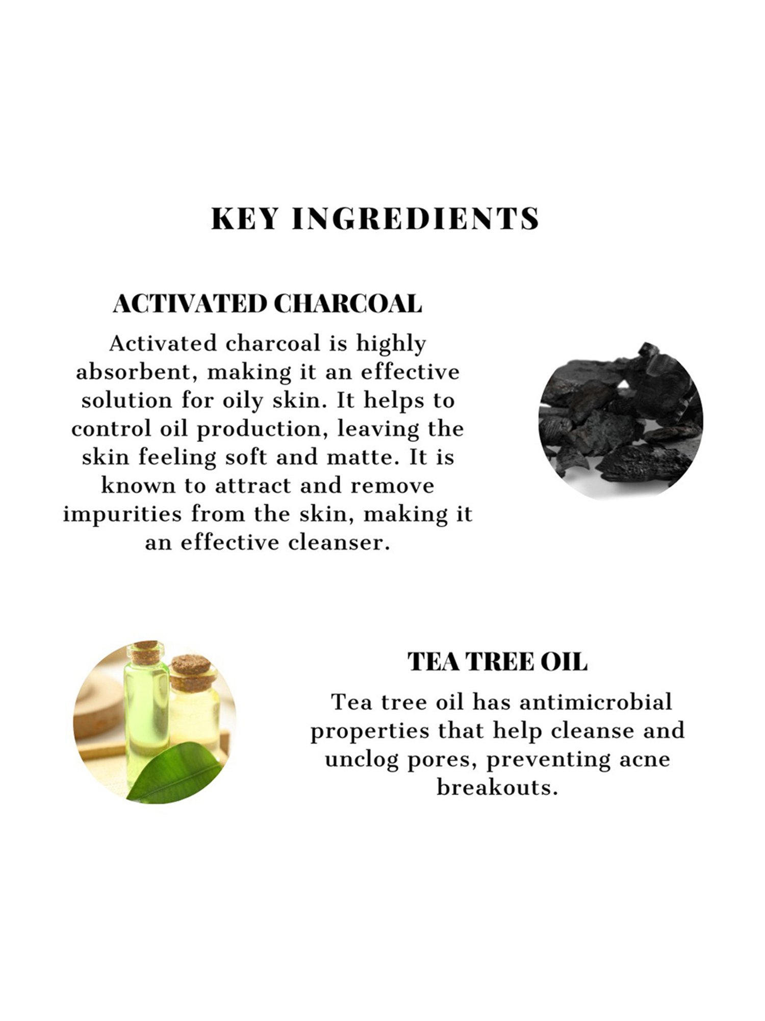 Iris Cosmetics Clarifying Charcoal Clay Mask - 50 gm