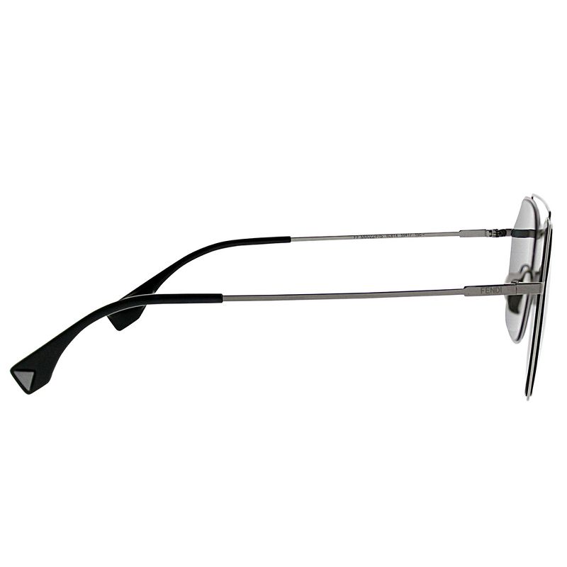 Fendi  6LB T4 Unisex Square Sunglasses Silver 59mm