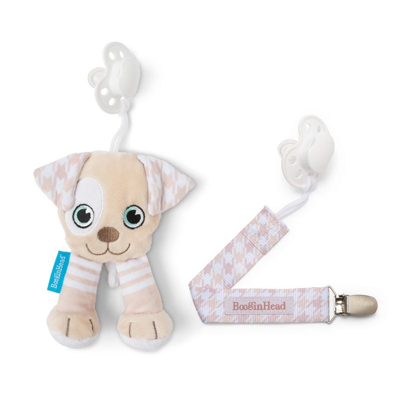 Loulou Lollipop Darling Pacifier Clip - Avocado