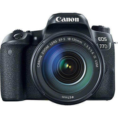 Canon EOS 77D DSLR Camera with 18-135mm USM Lens (Intl Model) (1892C002) - Starter Bundle