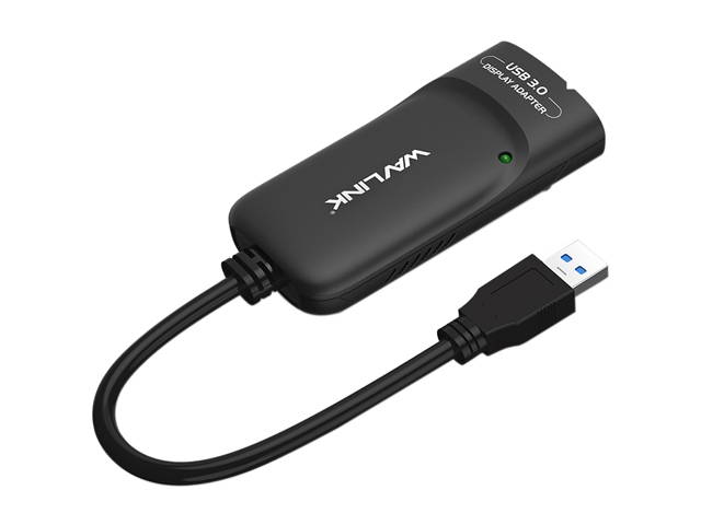 Wavlink USB 3.0 to HDMI Universal Video Graphics Adapter with Audio Port Displaylink Chip Supports up to 6 Monitor displays, 2048x1152 External Video Card Adapter Support Windows, Mac OS & Chrome OS