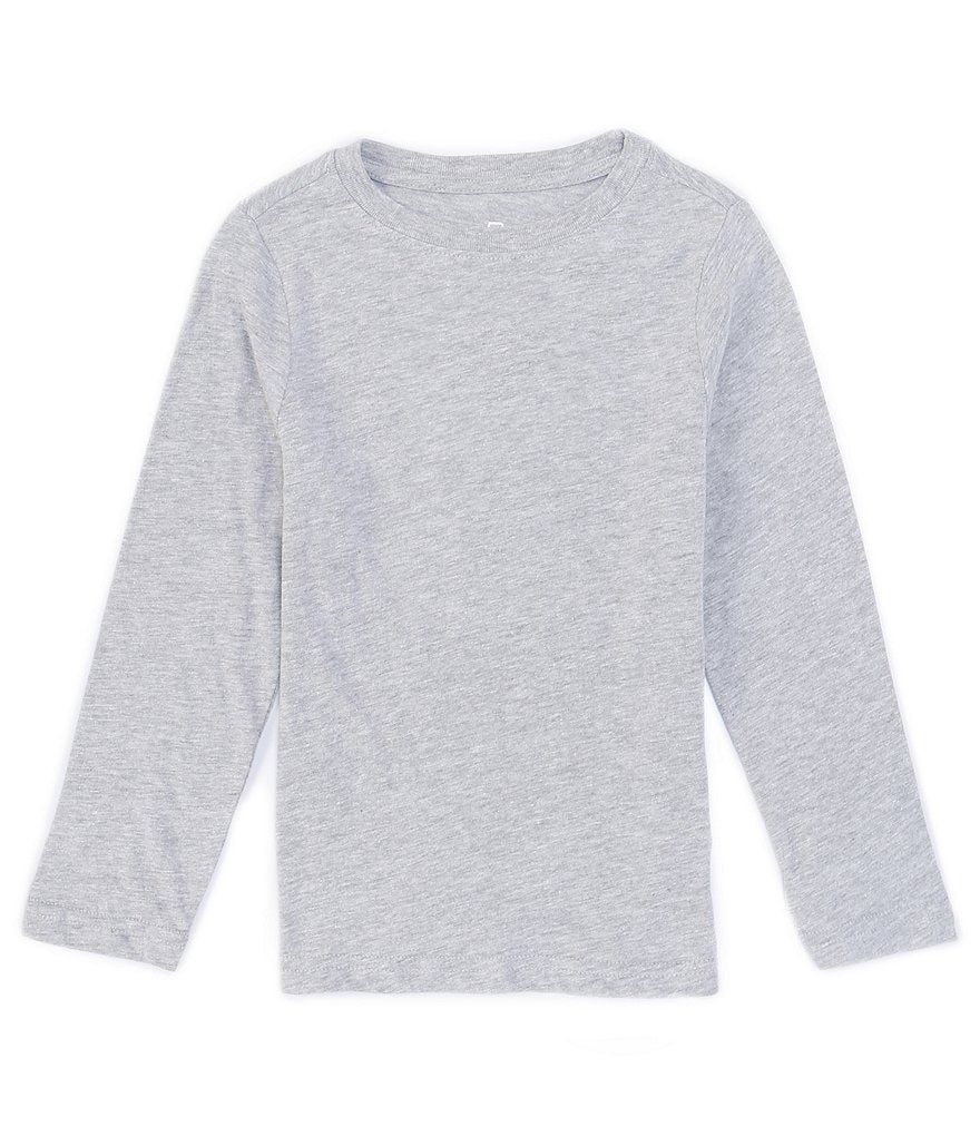 Class Club Little Boys 2T-7 Long-Sleeve Heathered Essential Tee